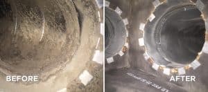 TruClean Air Duct Cleaning Before And After